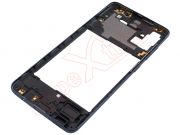 Carcasa frontal / central con marco negro "Prism crush black" para Samsung Galaxy A51, SM-A515F/DS
